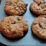 Scrumptious gluten-free lemon blueberry muffin