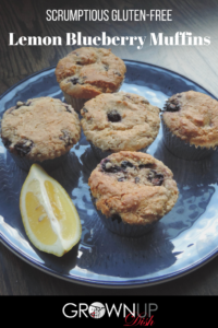 Gluten-free lemon blueberry muffin recipe has just the right moist crumbly texture and fruit-to-muffin ratio. Ideal for breakfast, brunch or even dessert.
