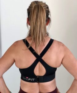 A revealing review of the best sports bras for big busted babes: Lululemmon vs SheFit. Which one best supports "the girls"? | www.grownupdish.com
