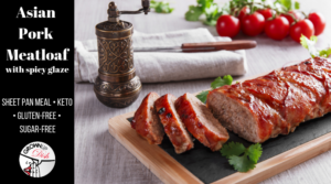This delicious and easy Asian Pork Meatloaf recipe puts an Asian twist on homestyle meatloaf by using ground pork, Asian seasonings (ginger, garlic, green onion) and baking it with an irresistibly savory-sweet soy glaze. It's healthy, easy to prepare and really, really delicious. | www.grownupdish.com