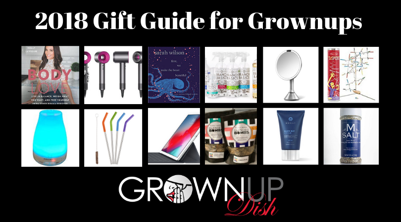 2018 Holiday Gift Guide for Grownups. Here are the BEST books, cooking tools, foods, and even games that’ll fit your budget AND your discriminating taste. | www.grownupdish.com