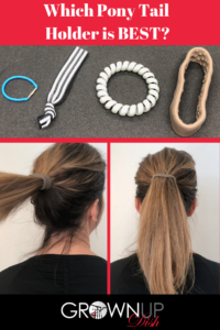 I've tried lots of ponytail holders but when I saw the Pony-O I had to try it and let you know if it was worth the $10 price tag. Here's my unbiased review. | www.grownupdish.com