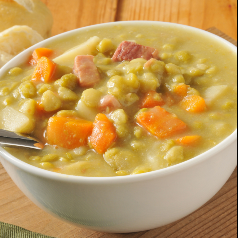 Easy Peasy Split Pea Soup Stovetop or Instant Pot • GrownUp Dish