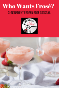 This not-too-sweet frosé is the perfect warm weather cocktail. With only three ingredients, it's refreshing, delicious and very easy to make. | www.grownupdish.com