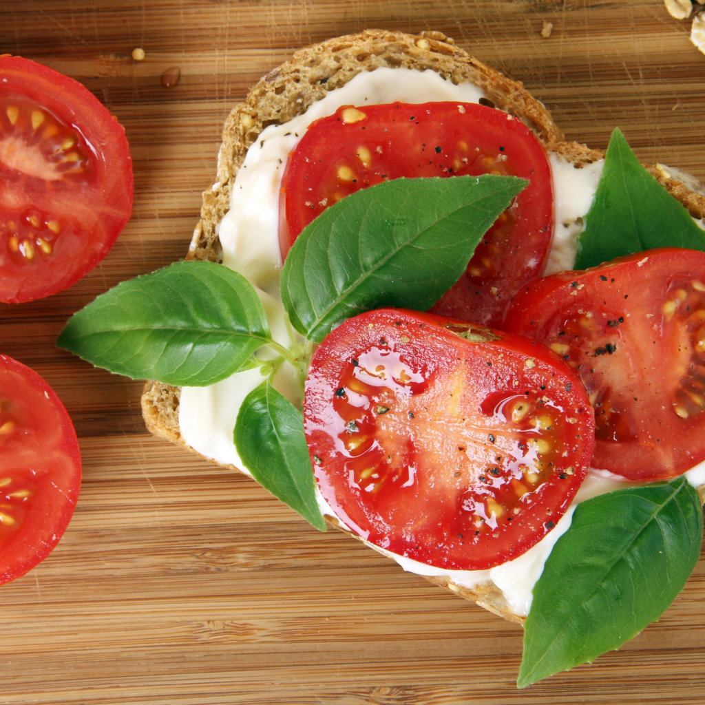 Tomato Sandwich for Grownups  - Have you tried the quintessential tomato sandwich? It's perfection: heirloom tomatoes don't need much help. Simple & delicious.| www.grownupdish.com