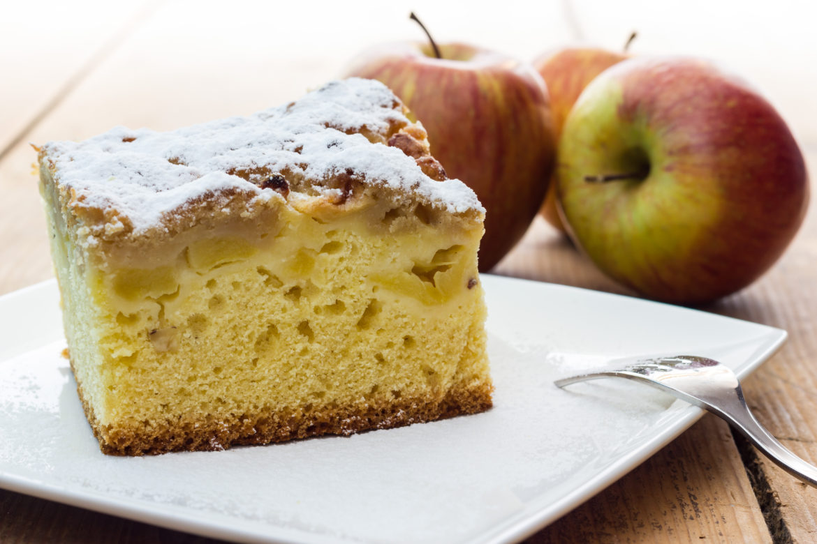 Buttermilk Apple Cake • GrownUp Dish