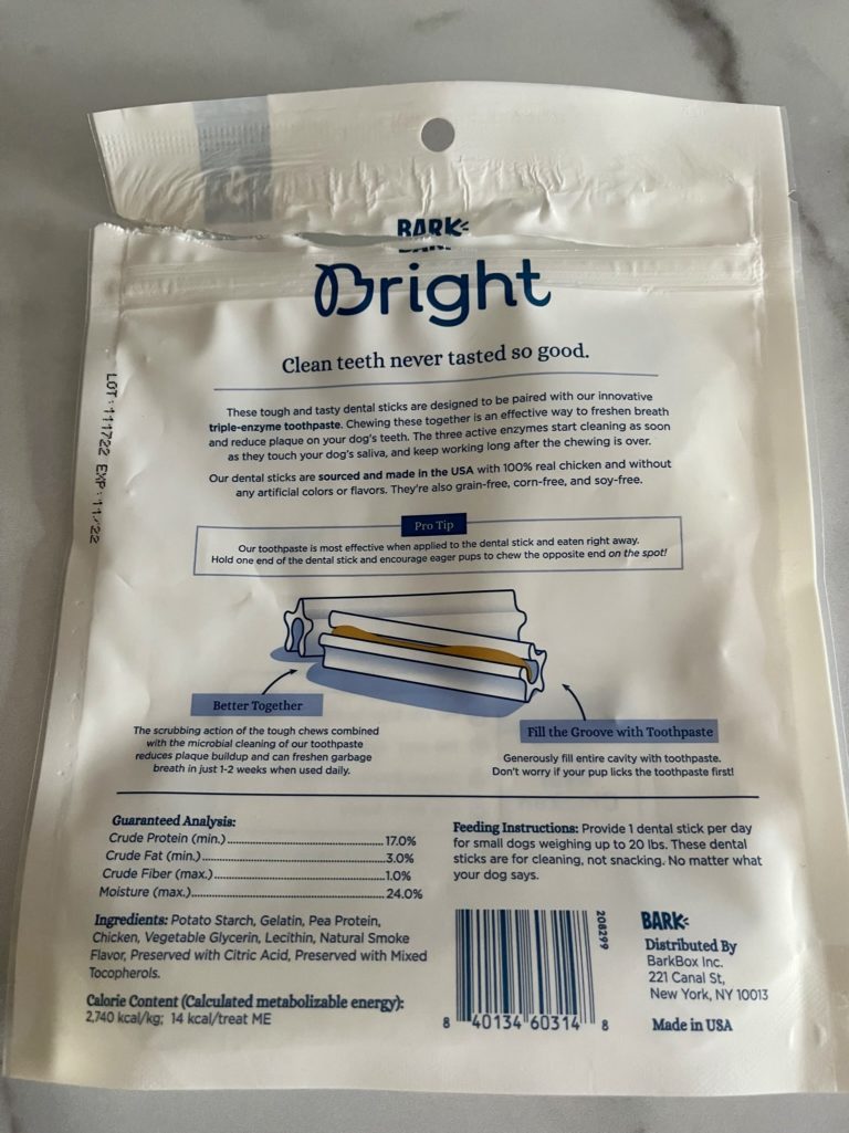 Review Bark Bright Dental Care For Dogs • GrownUp Dish