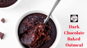 You've gotta say YES to dark chocolate baked oatmeal. Gluten-free, vegan, low sugar recipe that's ridiculously easy to make. | www.grownupdish.com