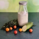 Creamy Dreamy Lemon Dressing lives up to its name. It's made with only four high-quality ingredients and is versatile and delicious. Try it and see! | www.grownupdish.com