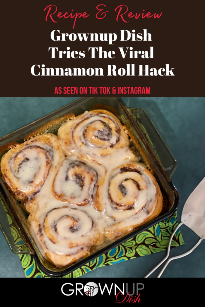 I tested the viral cinnamon roll hack that's blowing up the internet and here's my honest review plus tips and tricks for bakery results at home. | www.grownupdish.com