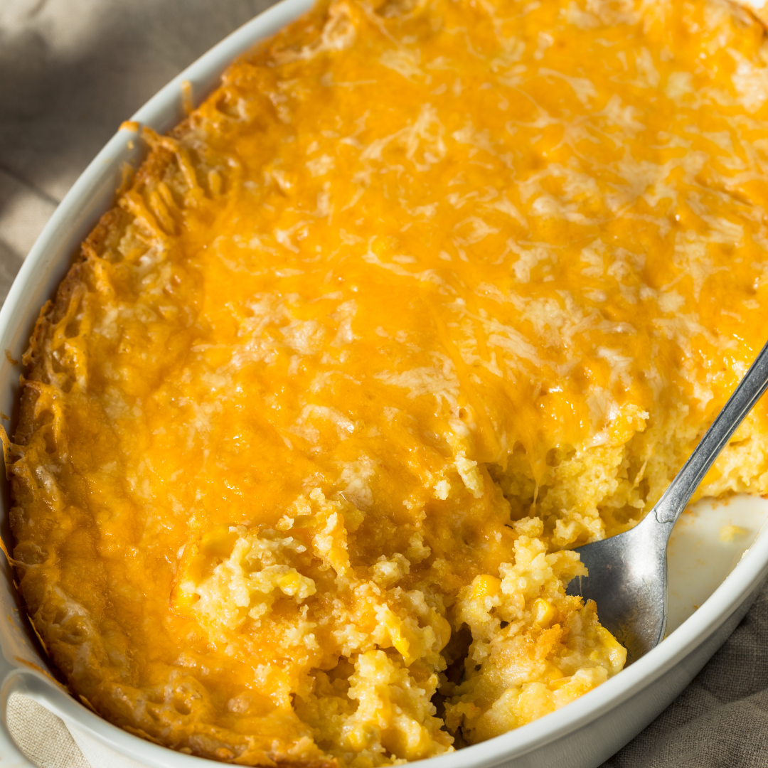 No Fail Corn Casserole • GrownUp Dish