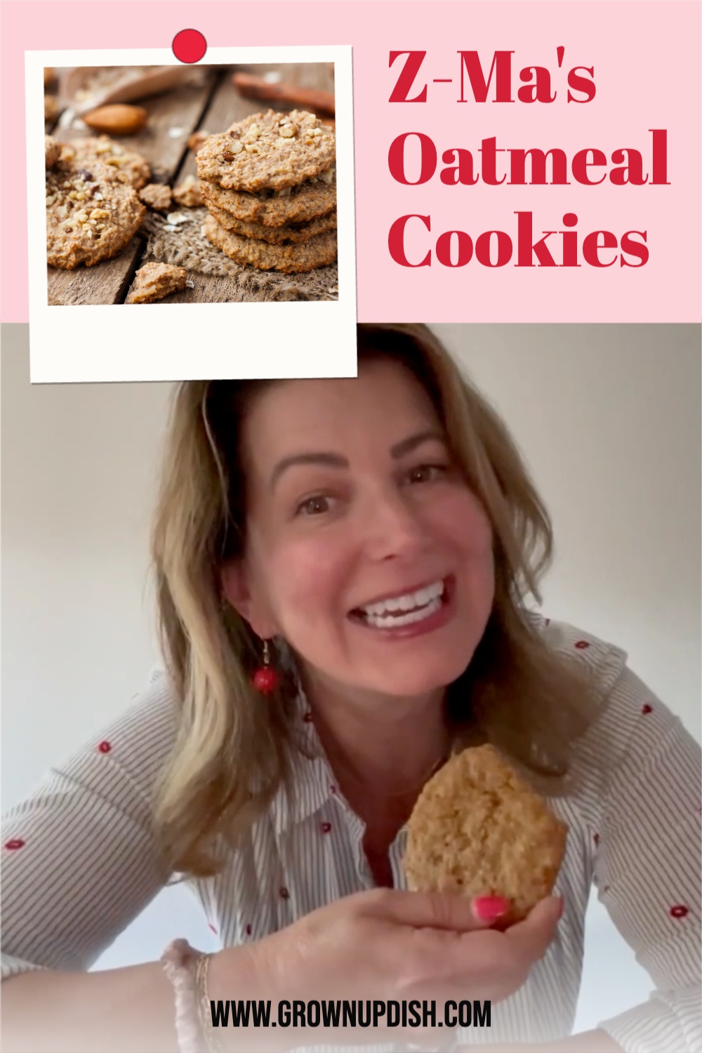 ZMa's Oatmeal Cookies • GrownUp Dish