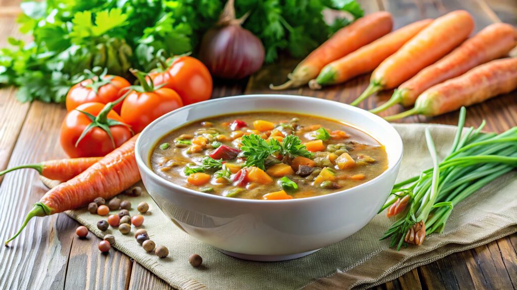 Anti-Inflammatory Lentil Soup - Pamela Anderson &bull; GrownUp Dish
