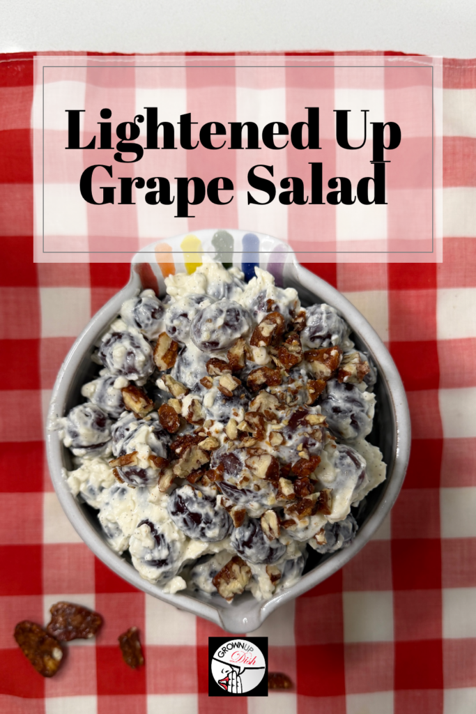 If you love Chicken Salad Chick, you're gonna love my copycat recipe - it's a lighter version of their grape salad.